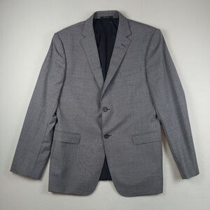 Ermenegildo Z Zegna Jacket Mens 42R Gray Houndstooth DROP 7 Blazer Sport Coat